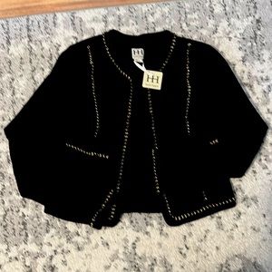 NWT Haute Hippie suede goat leather jacket